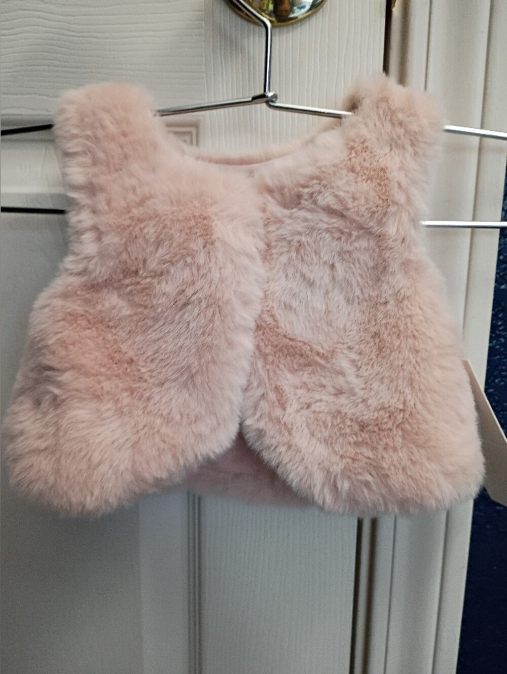 Rachel Zoe Plush Faux Fur Pink Vest for Kids